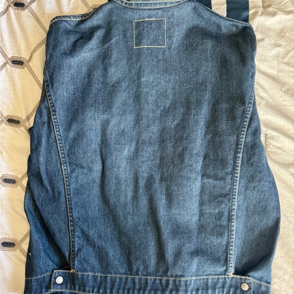🎄FINAL PRICE DROP! Men’s Levi's Engineered Blue Denim Jacket, XL - Picture 4 of 9